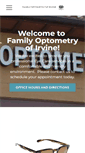 Mobile Screenshot of familyoptometryofirvine.net
